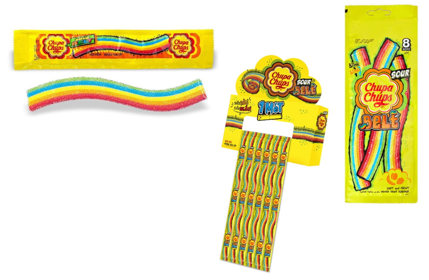 CHUPA CHUPS SOUR BELT
