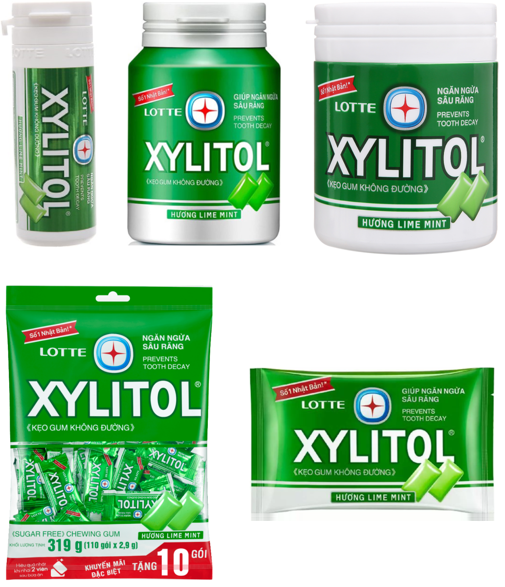 Lotte Xylitol Sugar Free Chewing Gum