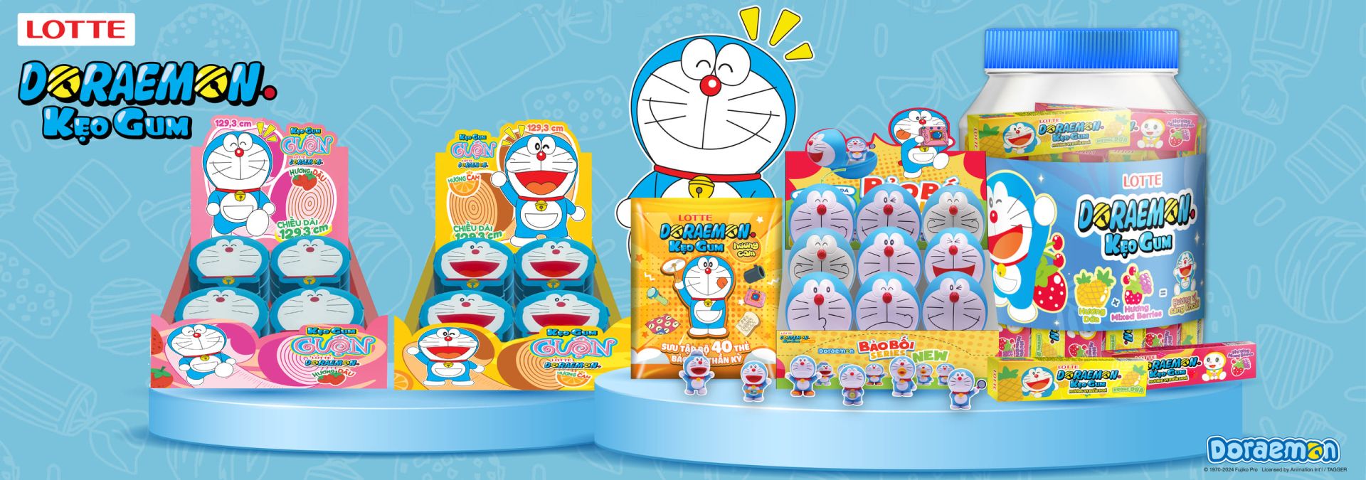 Lotte Doraemon Chewing Gum for Children
