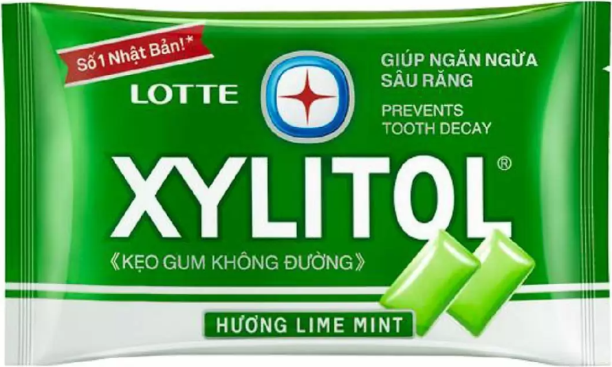Lotte Xylitol Sugar-Free Chewing Gum (In Blister Card) 11.6g